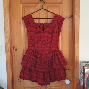 Nooworks tiered mini dress